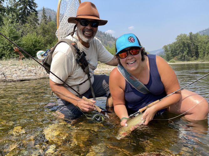 Bob and Erin Cutthroat - Fly Fish Instruct