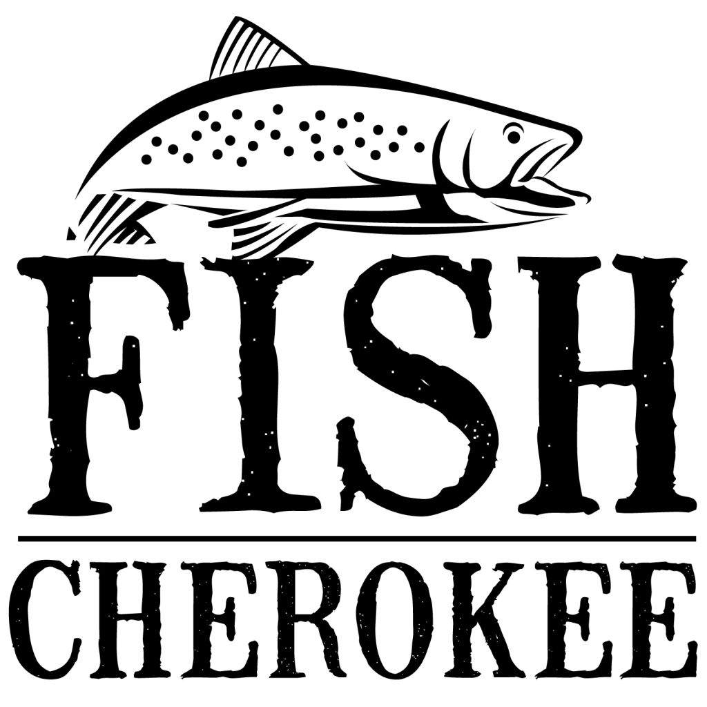 Fish Cherokee Black Logo