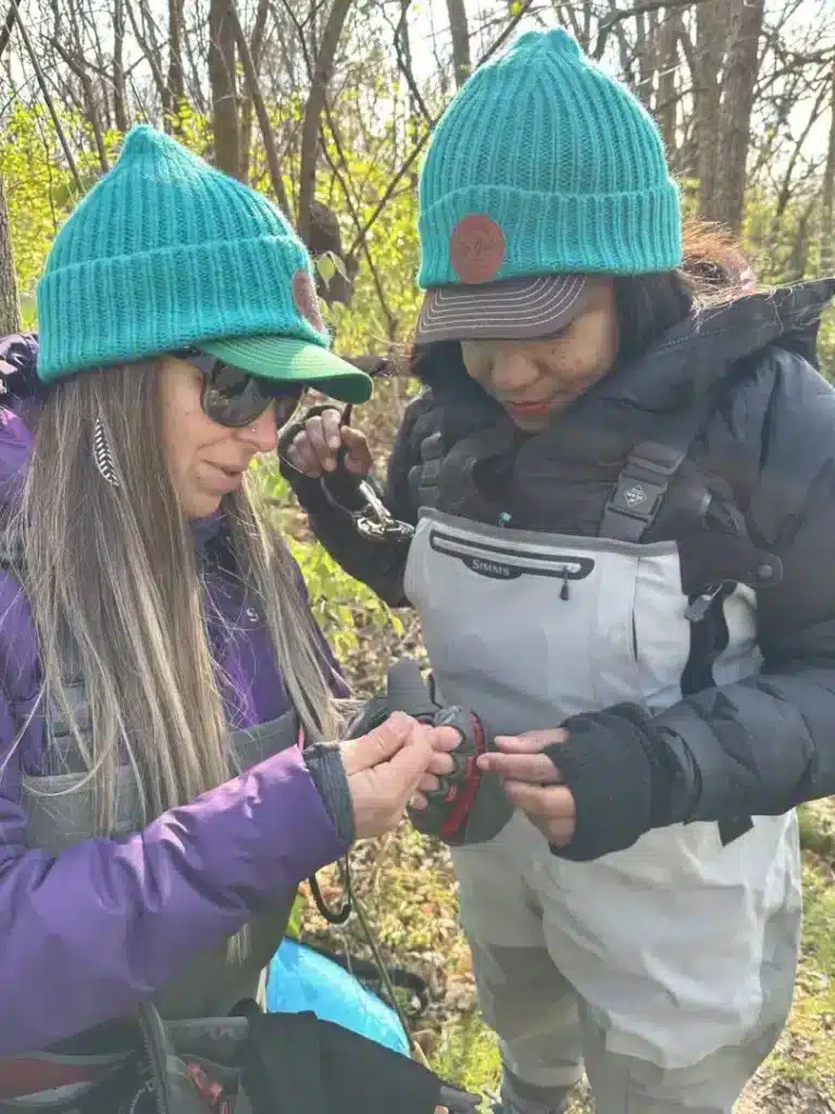 Heather and Angelica - Fish and Hang Independent Angler Workshop