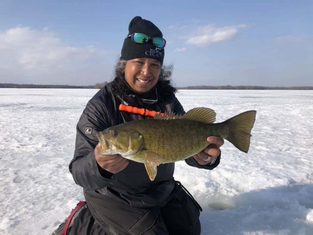 Nicole Tracey Lewis Ice Fishing