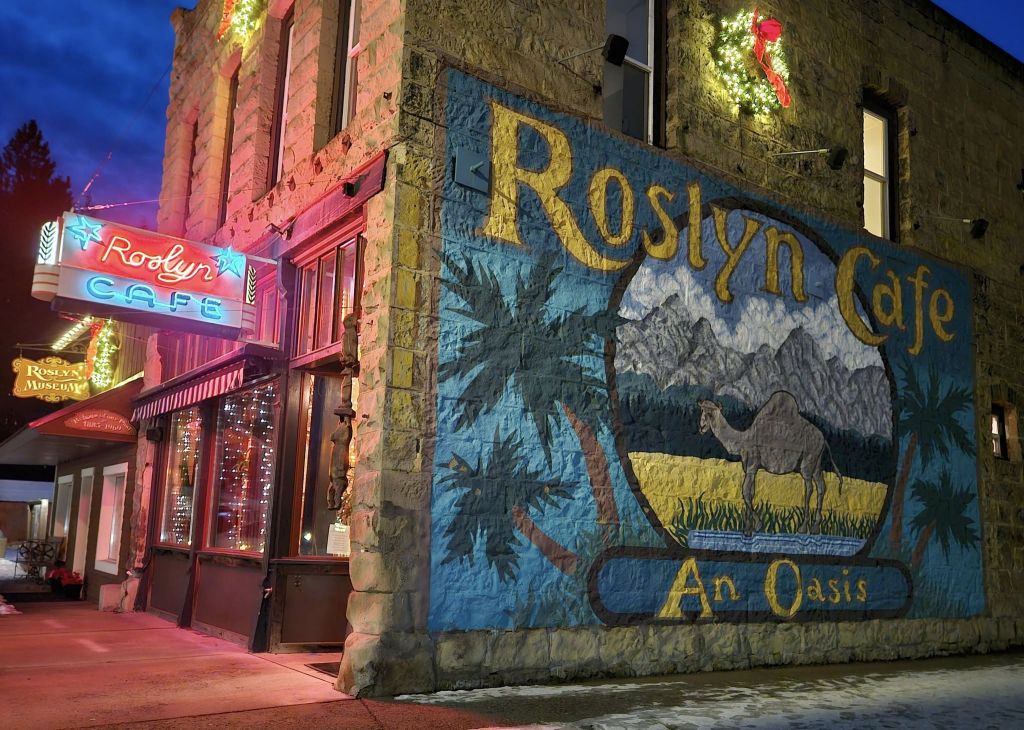 Roslyn Washington Sign